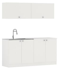 Bucatarie haaus Alegra, Alb, L 160 cm