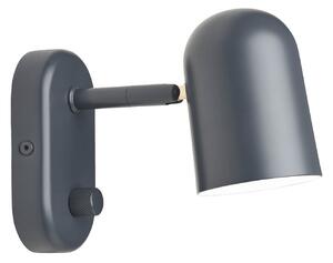 Lampă de perete Northern, Buddy wall, reglabil, Negru, Camera de zi, Metal, Scandinavă