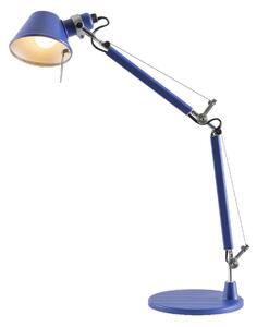 Lampă de masă Artemide, Tolomeo Micro, Albastru, Studiu / Birou, Metal, Design