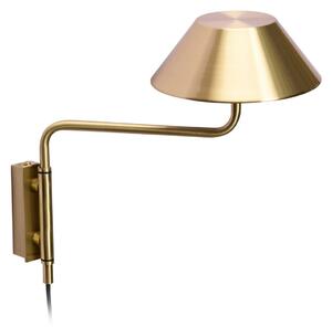 Lampă de perete Hübsch, COVER, Auriu / Alamă, Camera de zi, Metal, Modern