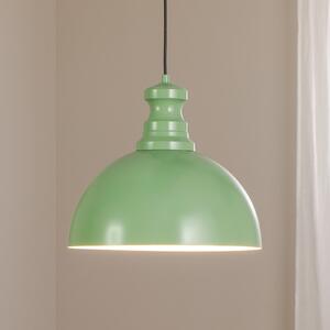 Opviq Lampa suspendată Kure, verde mentă, metal, Ø 40 cm E27, reglabil, Verde, Bucătărie, Metal, Modern