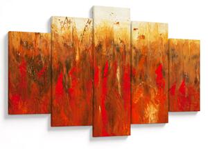 Tablou cu abstracție pictată (150x105 cm)