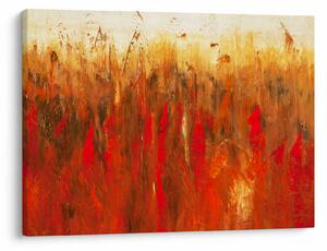Tablou cu abstracție pictată (70x50 cm)