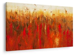 Tablou cu abstracție pictată (90x60 cm)