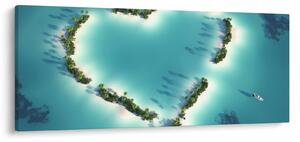 Tablou - Insulele inimii (120x50 cm)