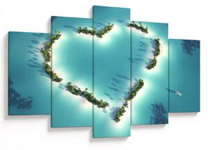 Tablou - Insulele inimii (150x105 cm)