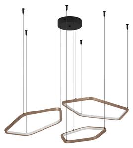 Lustră Pendul Stars of Light, Estrella, reglabil, Bronz / Alamă Veche, Camera de zi, Aluminiu, Modern