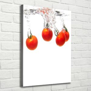 Tablou pe pânză Tomatele sub apă