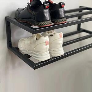 Pantofar,din metal,culoare negru,50x20x30 cm