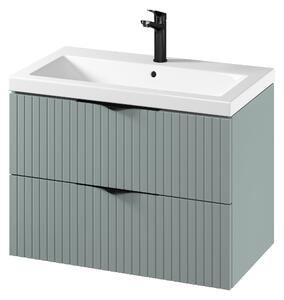 Cersanit Tirso lavoar cu dulap 80 cm verde S801-540