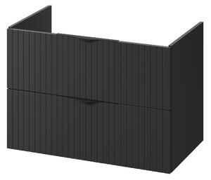 Cersanit Tirso dulap 79.4x44.7x57.2 cm sub chiuveta pe perete negru S1017-011