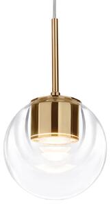 Lustră Pendul kdln, Dew, reglabil, Auriu / Alamă, Bucătărie, Sticlă, Design