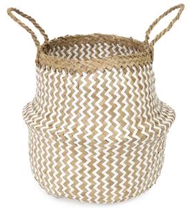 Coș de hârtie și iarbă de mare natural Compactor Belly S, pliabil, 27 x 26 cm, S