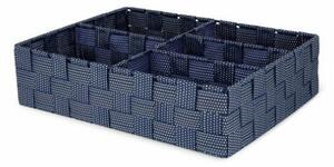 Organizator rufe și accesorii Compactor Toronto,5 compartimente, albastru-gri