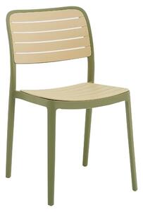 Scaun de grădină Kartos 1 (verde + bej). 1119458