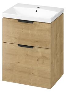 Cersanit City lavoar cu dulap 60 cm stejar S4004-134