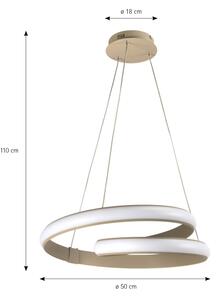 ONLI - lustru cu LED suspendat pe cablu MATISSE LED/40W/230V bej