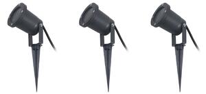Nielas radiator cu tijă, antracit, priză, set de 3
