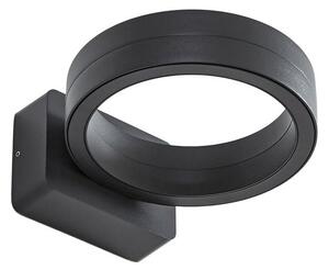 Lampă de Exterior Lindby, Selviro, Negru, Balcon, Aluminiu, Modern
