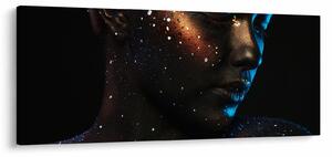 Tablou strălucitor a femeii (120x50 cm)