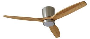 Faipari LED Ventilator de tavan Nikkel/Lemn - Lucande