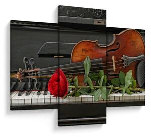 Tablou- Amintire de muzicean (90x60 cm)
