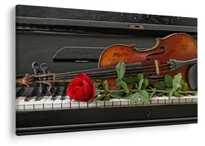 Tablou- Amintire de muzicean (90x60 cm)