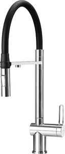 Baterie chiuvetă Deante Magnetic cu racord filtru apă și cioc elastic, cromată, BRM_075M
