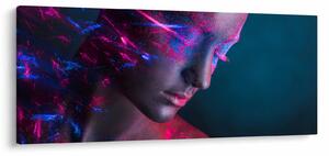 Tablou strălucitor a femeii (120x50 cm)