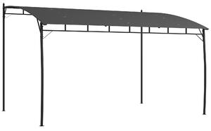 Outsunny Pergola Exterior 3x4m Cadru Metalic Protecție Solară pentru Grătar Terasă Verandă Gri | Aosom Romania