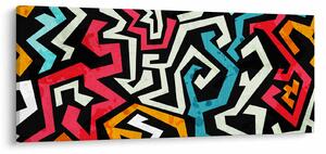 Tablouabstracție grafică (120x50 cm)