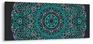 Tablou cu abstracție ornamentală (120x50 cm)