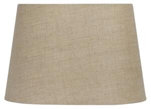 Abajur oval Basic, bej, lungime 23 cm Watt & Veke, Basic oval, Bej, Țesătură / Textil, Design