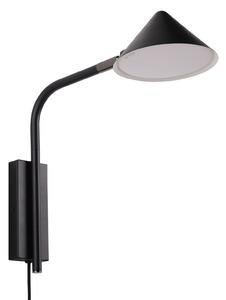 Lampă de perete Watt & Veke, Kuro, reglabil, Negru, Camera de zi, Metal, Design