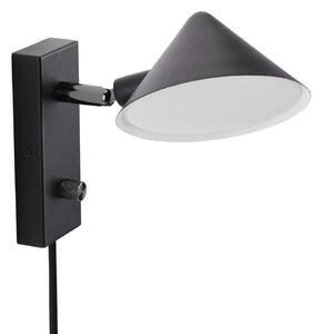 Lampă de perete Watt & Veke, Kuro, reglabil, Negru, Camera de zi, Metal, Design