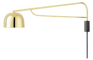 Lampă de perete Normann Copenhagen, Auriu / Alamă, Camera de zi, Metal