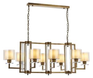Lustră pe lanț VARANA 8xE27/40W/230V bronz
