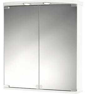 Dulap baie cu oglindă Jokey Ampado, iluminare LED, PAL, 60x66 cm, alb, IP 20