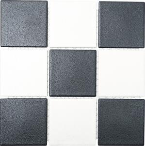 Mozaic ceramic RAT 148 alb/negru 30x30 cm