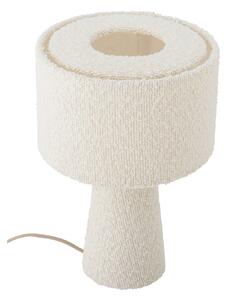 Lampă de masă Bloomingville, Emmie, Alb, Camera de zi, Țesătură / Textil, Modern