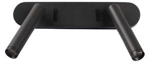 Lampă de perete ANTIDARK, Point, Negru, dormitor, Metal, Modern