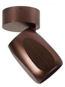 Plafoniere ANTIDARK, Facet W70, reglabil, Maro / Rugină, Zona coridorului, Metal, Modern