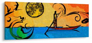 Tablou cu pictură străveche (120x50 cm)