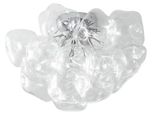 Plafoniere Lucande, Diborah, reglabil, Transparent, Zona coridorului, Sticlă, Design