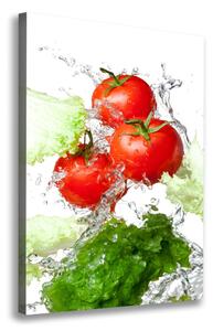 Tablou canvas Tomate și salată