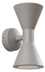 Lampă de Exterior Lucande, Xalor, reglabil, Gri, Balcon, Aluminiu, Modern