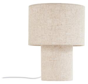 Lampă de masă Lindby, Elfie, Bej, Camera de zi, Țesătură / Textil, Scandinavă