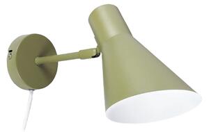 Lampă de perete Dyberg Larsen, DL12, Verde, Camera de zi, Metal, Scandinavă