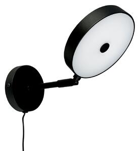 Lampă de perete Dyberg Larsen, Starlight, reglabil, Negru, Camera de zi, Metal, Design