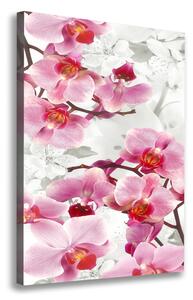 Print pe canvas orhidee roz